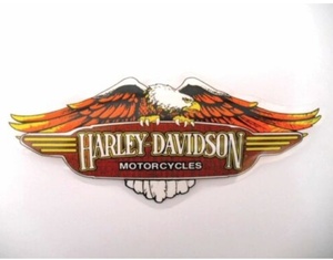海外　Harley Davidson Old Eagle Sticker ハーレーダビッドソン イーグル カッティング ステッカー デカール 40.2cm × 16.5cm