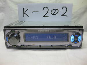 K-202　Panasonic　パナソニック　CQ-M3100D　MDLP　AUX　1Dサイズ　MDデッキ　故障品