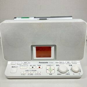 1円〜 Panasonic パナソニック ラジオレコーダー RF-DR100 ラジオ AM FM ICレコーダー 動作確認済み 録音 簡単番組予約 ホワイト