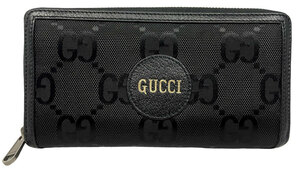 グッチ GUCCI 長財布 オフ ザ グリッド ジップアラウンド ブラック オフザグリッド 625576 GG GG柄 【中古】