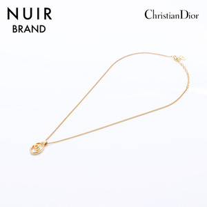 クリスチャンディオール Christian Dior ネックレス ゴールド