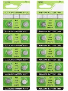【送料無料】T&E 酸化銀電池 LR927 SR927SW 20本 20個 セット ボタン電池 電池