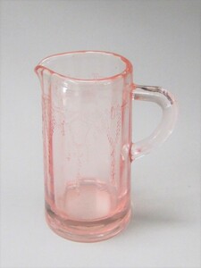 Mosser Glass ミニチュア・ピッチャー　モッサー　プレスガラス　アメリカ製　ままごと ビスクドール・スーパードルフィーお供
