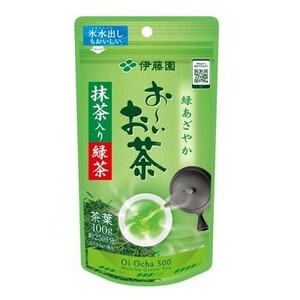 **送料無料/伊藤園お～いお茶 抹茶入り緑茶 / 100g （茶葉）ｘ3/・離れ島含む/ポスト投函/代引き不可