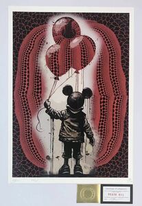 DEATH NYC アートポスター 世界限定100枚 ポップアート バンクシー banksy ミッキーマウス ディズマランド 草間彌生 かぼちゃ 現代アート 