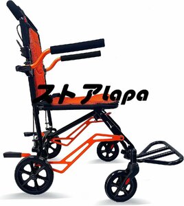 品質保証 折りたたみ椅子 軽量 コンパクト シンプル 車椅子 アルミ製 折りたたみ 車椅子 介護用品 ブレーキ付き お出かけ 旅行用 L1146