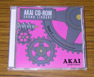 新品★Akai CD-ROM SOUND LIBRARY Vol.6★OK!!★MADE in JAPAN★