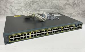 ◆ Cisco ◆ Catalyst 2960-S Series [ WS-C2960S-48TS-L V06 ] / C2960S-STACK 装着済み ⑥