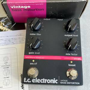 Tc Electronic Vintage Bass Distortion ベースエフェクター