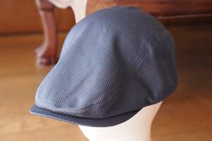 Rosinante ロシナンテ工房　日本製　メッシュ　ハンチングキャップ　４L（64㎝）　ディープグレー　　ハンチング帽 帽子