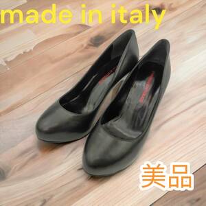 【極美品】 FRATELLI CATTOLICO イタリア製　パンプス　婦人靴 黒 23㎝ 35 1/2