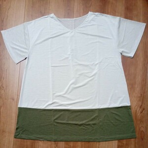 麻布プロバドール　チュニックシャツ　3Lサイズ　15号 　ショップチャンネルQVC　新品未使用品