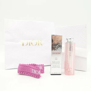 DIOR アディクトリップグロウ 001 ピンク/未使用/ギフトショッパー＆ リボン付き/ディオール/14267