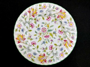 3QV売切！税無し☆ミントン☆ハドンホール☆プレート☆ディナー皿☆27cm☆英国製☆MINTON☆HADDON HALL☆現状☆現品限り☆0223-8