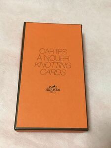 新品未開封★Hermes CARTES NOUER KNOTTING CARD