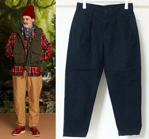 21AW Engineered Garments エンジニアードガーメンツ Carlyle Pant Cotton Double Cloth カーライル パンツ S 紺