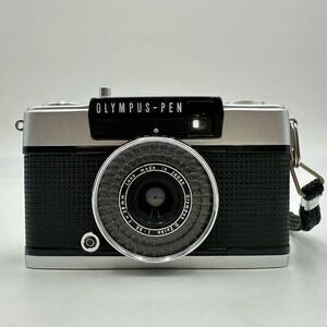 動作品 オリンパス OLYMPUS PEN EE-3 フィルムカメラ レンジファインダー D.Zuiko 1:3.5 f=28mm 中古品 現状品 赤ベロOK