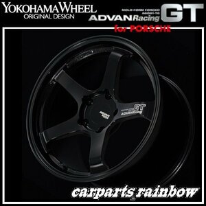 ★YOKOHAMA WHEEL ADVAN Racing GT forポルシェ 19×11.5J 5/130 +63★TBKP/チタニウムブラック★新品 4本価格★