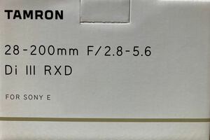 【2024年3月購入・ファームウェア最新・おまけ付き】Tamron 28-200mm F2.8-5.6 Di III RXD タムロン 28-200【美品】