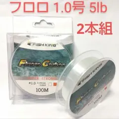 100m× 2本　フロロカーボンライン 1.0号 5lb　　リーダー　 ハリス