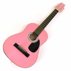 091 Sepia Crue セピアクルー W-50/PK ピンク アコギ ミニアコースティックギター ソフトケース付き ※中古