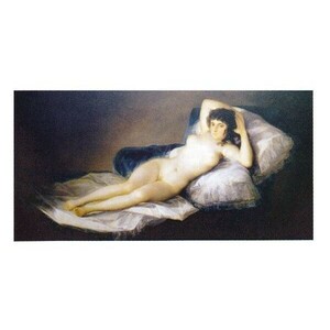 絵画 世界の名画シリーズ 額縁付(MJ108N) フランシスコ・デ・ゴヤ 「裸のマハ」 80号 プリハード