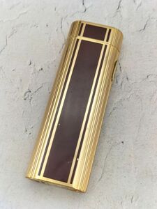 S26 ジャンク品 1円～ ウインドミル IC-200 ブラウン×ゴールド 喫煙具 ライター