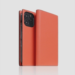 送料無料★SLG Design iPhone 13 Pro ケース 手帳型 SD22121i13PCR (Coral)