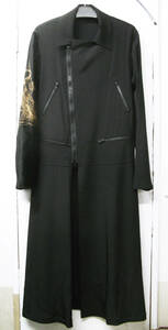 Yohji Yamamoto 20SS DOUBLE RIDERS LONG FLARE DRESS JACKET/COAT 1 ヨウジヤマモト プールオム 20SS ロング フレア ジャケット ドレス 1