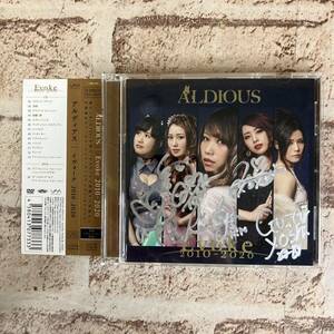 [5-286]【直筆サイン入】CD ALDIOUS Evoke Aldious Evoke 2010-2020 限定盤 （CD+DVD） アルディアス 嬢メ タル【送料一律297円】