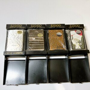 【1円から】ZIPPO ZiPPO ジッポ ジッポー 新品未使用 未着火 レア ライター 喫煙具 デッドストック 花札 松に鶴