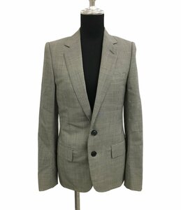 美品 ディオールオム 千鳥柄テーラードジャケット レディース 38 S Dior HOMME [0502]