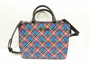 Vivienne Westwood ヴィヴィアン ウエストウッド ANGLOMANIA 2WAY ハンドバッグ BAG 鞄 △WB787