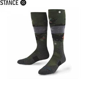 STANCE SOCKS BRANDO SNOW/OLIVEスタンススノーボード用ソックス