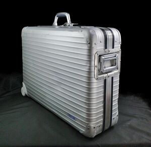 Rimowa・リモワ 925.70　Vtg.『Silver Integral』トロリー 2輪 プルタブハンドル 66L 965720