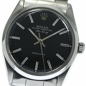 ロレックス ROLEX 5500 オイスターパーペチュアル エアキング Cal.1520 自動巻き メンズ _742723【ev15】