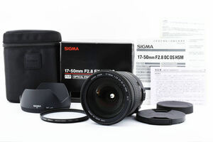 ★極上美品★ SIGMA シグマ AF17-50mm F2.8 EX DC OS HSM Canon キヤノンEFマウント #2801