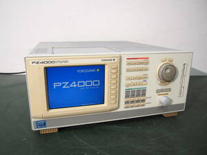 ☆【1H0223-26】 YOKOGAWA 横河 POWER ANALYZER DC～2MHz PZ4000 100V 現状品