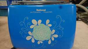 (76)national トースター 花柄 NT-811R