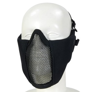 TAKTAK ハーフフェイスガード Half steel mesh mask 金属メッシュ MA0003 [ ブラック ]