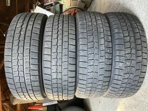 【中古】ダンロップ 215/60R17バリ溝WM01スタッドレスタイヤ4本セット★CHRアルファードエスティマエクストレイルエルグランドCRVMPV