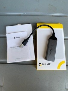 【新品】QUUGE 有線LANアダプター USB3.0 to 1000M