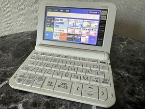 【1円スタート】CASIO EX-word 電子辞書 XD-Z4700 ホワイト