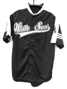 M MLB シカゴ ホワイトソックス BBシャツ ベースボールシャツ STITCHES 1098