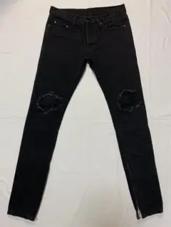 mnml damage design gimmick denim jeans