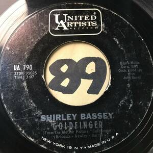 試聴 007サントラ SHIRLEY BASSEY GOLDFINGER 両面VG(+) POP-EYE THE MUSIC NETWORK 桑原茂一