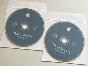 Power Mac G4 software install&restore 2枚 ほぼ未使用