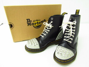 Dr.Martens ドクターマーチン DAI 15390102 スタッド パネルブーツ SIZE:UK5♪SH4311