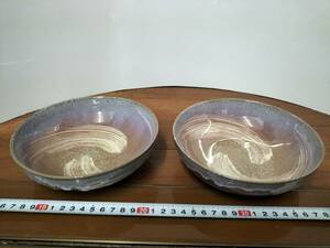 コレクション　昭和　レトロ　アンティーク　料理皿　焼き物　中皿　2枚　まとめて