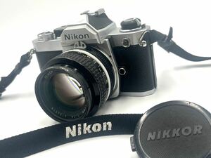 Nikon ニコン FM NIKKOR 50mm 1:1.4 一眼レフカメラ 純正ストラップ 